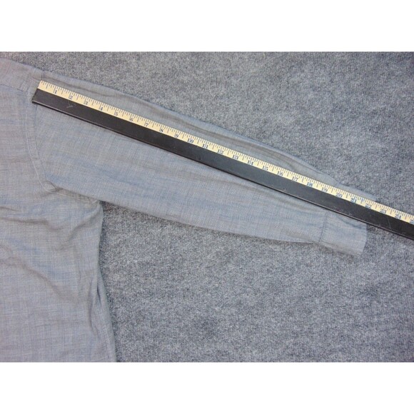 Polo Ralph Lauren Shirt Mens 16x32/33 Regent Classic Fit Gray Plaid - Picture 5 of 9
